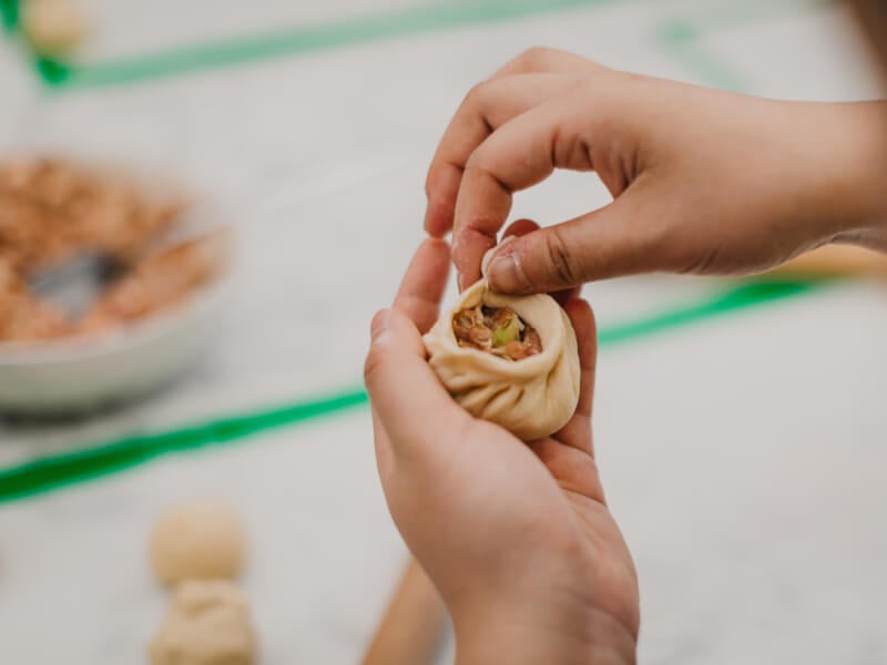 Dumpling making